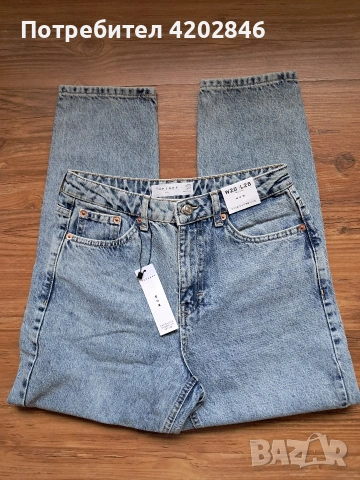 Topshop Petite Original Mom Jeans , снимка 9 - Дънки - 53925253