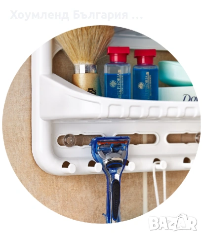 Етажерка за баня на три нива, снимка 8 - Етажерки - 54303364