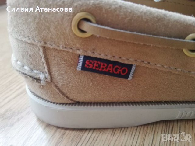 Мокасини Sebago естествен велур, снимка 5 - Дамски ежедневни обувки - 33956095