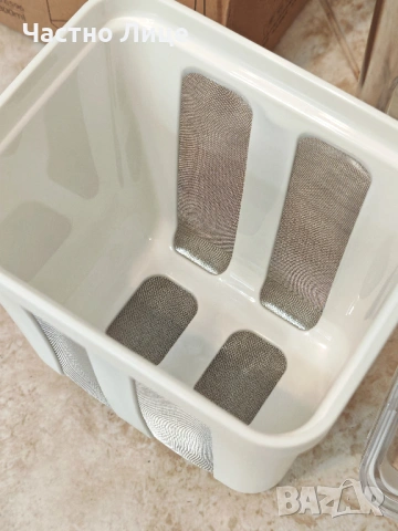 Чисто Нов Уред за Цедене на Кисело Мляко. Обем 1800 мл, снимка 3 - Други - 54221450