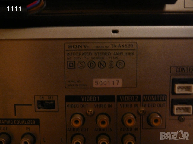 SONY TA-AX520 I ST-JX 3 L, снимка 6 - Ресийвъри, усилватели, смесителни пултове - 53888273