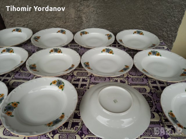 Бг порцелан-Изида . НОВИ- барокови чинии.., снимка 13 - Прибори за хранене, готвене и сервиране - 35153934