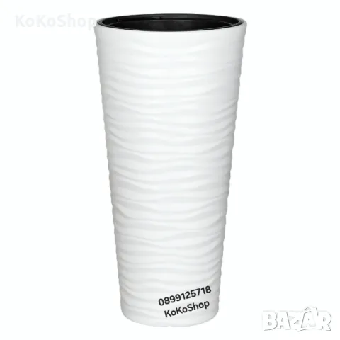 Висока кашпа-Ø 30x57 см./кашпа/висока пластмасова кашпа