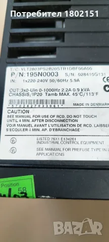 DANFOSS VLT2800 , снимка 5 - Друга електроника - 56446032