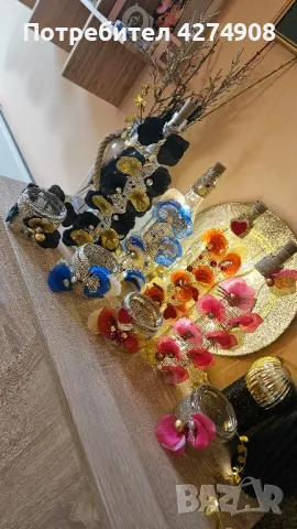 Оригинални подаръци. Свещници и светещи бутилки , снимка 5 - Ръчно изработени сувенири - 48884384