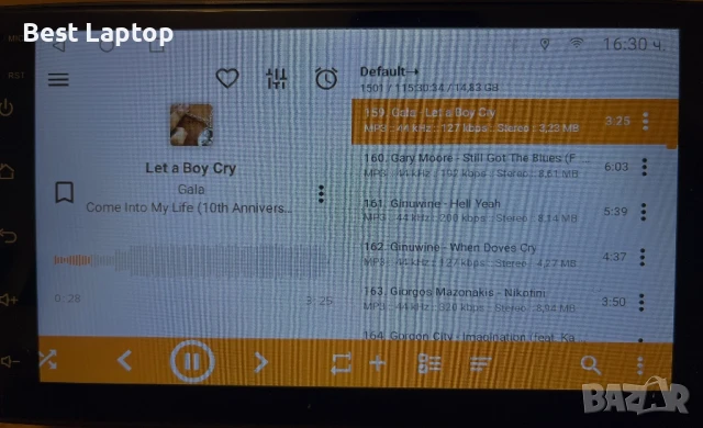 Topway TS10 7" мултимедия 8gb 128gb най-висок клас навигация, снимка 8 - Навигация за кола - 50700563