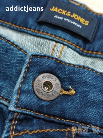 Мъжки къси дънки Jack&Jones размер 44 , снимка 2 - Къси панталони - 34385409
