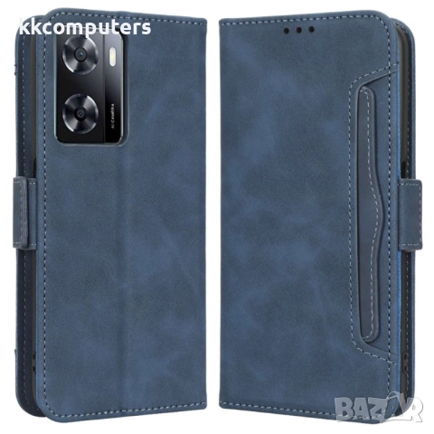 Oppo A57 4G / A57s 4G Wallet Калъф и Протектор, снимка 2 - Калъфи, кейсове - 52977871