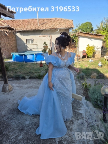 уникална официална рокля , снимка 3 - Сватбени рокли - 51750638