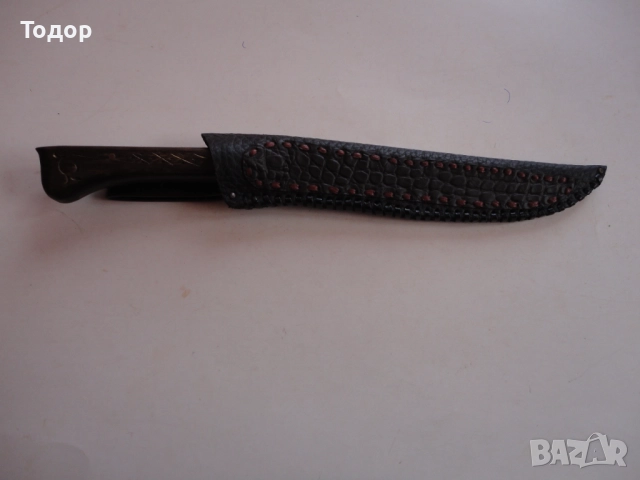 Майсторски ловен нож Николай Добрев , снимка 14 - Ножове - 52825500