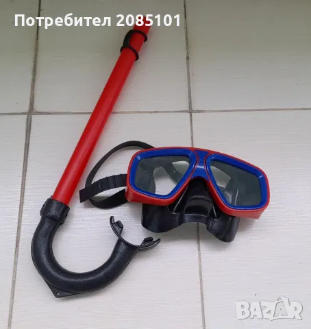 Водни очила с шнорхел, снимка 4 - Водни спортове - 48496896
