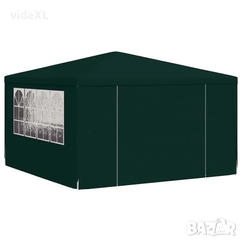 vidaXL Професионална парти шатра със стени 4х4 м зелена 90 г/м², снимка 3 - Къмпинг мебели - 56147599