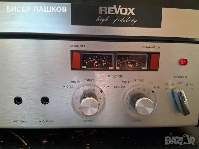 Revox a-77 rell to rell, снимка 2 - Ресийвъри, усилватели, смесителни пултове - 56201459