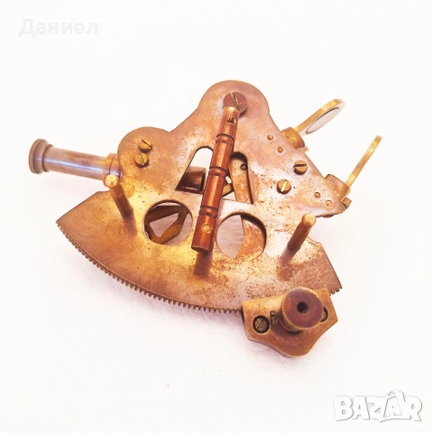Секстант от бронз, снимка 3 - Други - 51555407