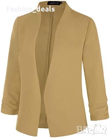 Ново Женско Сако MINTLIMIT с 3/4 Ръкави - Елегантен и Практичен Подарък, снимка 6 - Сака - 42711258