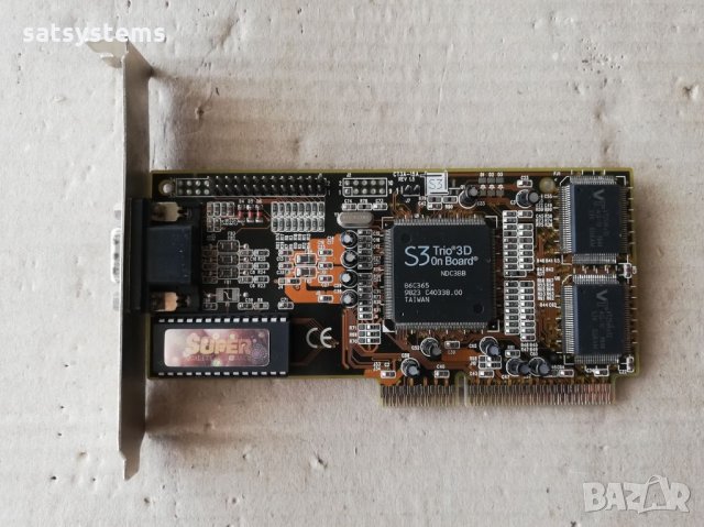Видео карта S3 Super Trio3D 4MB AGP