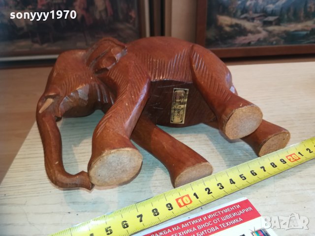 слон ръчна изработка от франция 2402211012, снимка 7 - Колекции - 31933848