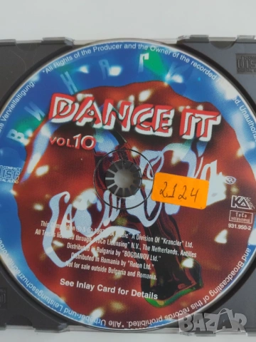 Dance it vol. 10 - оригинален диск музика
