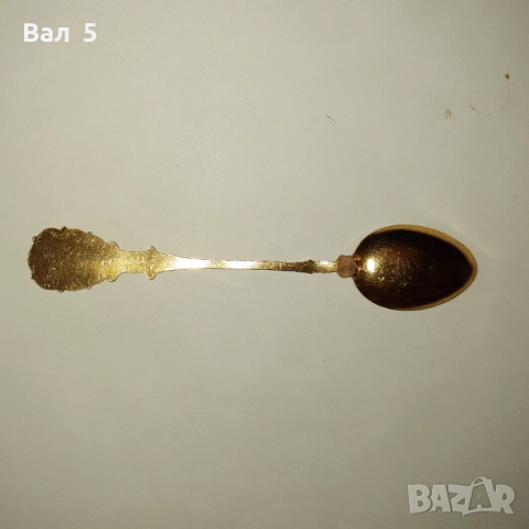 Изящна стара сувенирна лъжичка с емайл - ПРАГА, снимка 4 - Антикварни и старинни предмети - 51932805