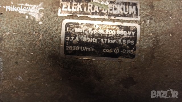 Шмиргел ELEKTRA-BEKUM 1.1 kw, снимка 2 - Други инструменти - 42845921