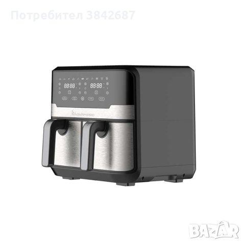 Фритюрник с горещ въздух 2400W 9л.Masterpro Rocket Duo 900, снимка 5 - Фритюрници - 42209345