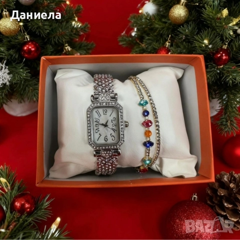Часовник и гривни в комплект – завършена визия без усилие, снимка 4 - Дамски - 52566722