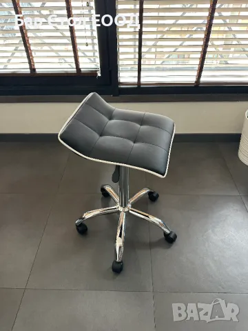 Висок стол на колелца Париж + 24м гаранция и безплатна доставка, снимка 10 - Столове - 49942691