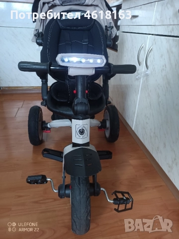 LORELLI Premium Триколка 360° SPEEDY AIR GREY BLACK 