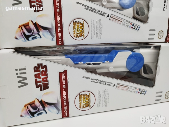 НОВИ Пушки Power A Nintendo Star Wars Wii Clone Trooper Blaster/Wii/Wii U , снимка 2 - Аксесоари - 51759297