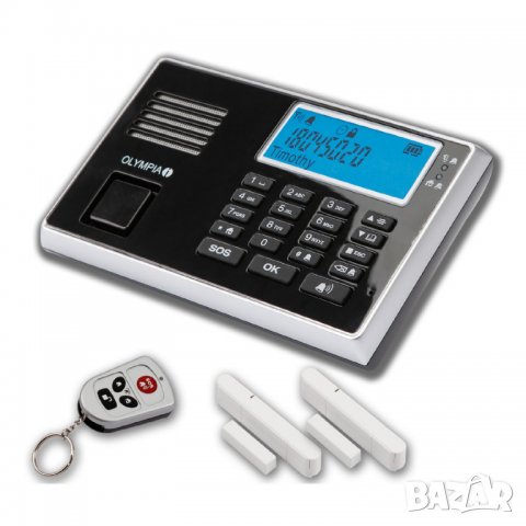 Безжична алармена система Olympia protect 9030, SIM карта, С функция за спешно повикване, 10 телефон, снимка 1 - Други - 30838985