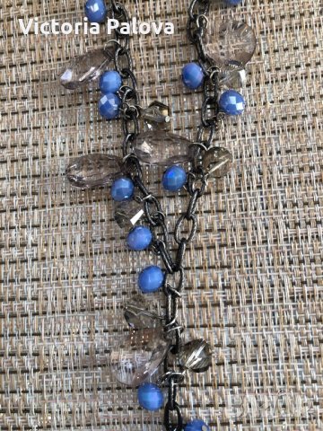 Красиво нежно колие,USA, снимка 2 - Колиета, медальони, синджири - 29893787