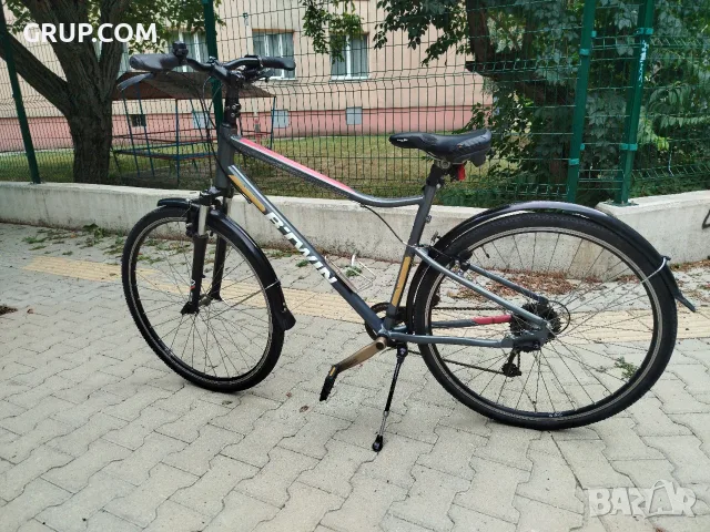 Градско Трекинг B'TWIN Riverside 500 inside 28цола 9скорости ТОП СЪСТОЯНИЕ Алуминиев , снимка 2 - Велосипеди - 55911364