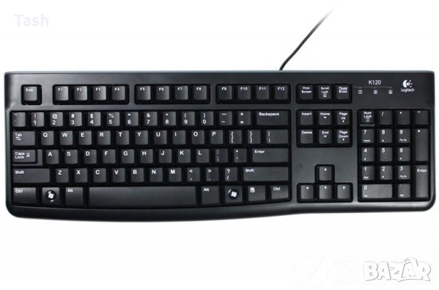 Клавиатура Logitech K120, снимка 1 - Клавиатури и мишки - 29315418