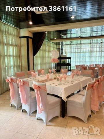 Калъфи за столове под наем-перфектна визия за  Вашето тържество, снимка 3 - Декорация - 52442073