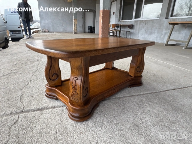 Холна маса от дъбов масив, снимка 9 - Маси - 53334314