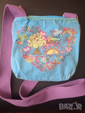 Love / peace / smile / happy  чантичка, снимка 2 - Чанти - 42874347