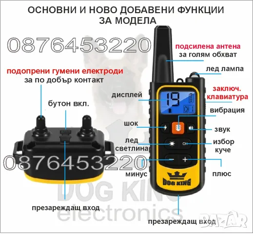 Електронен нашийник, снимка 3 - За кучета - 48767936