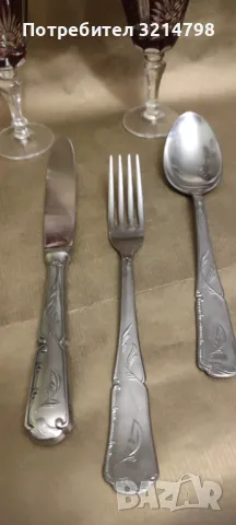 Старинни прибори за хранене , снимка 4 - Прибори за хранене, готвене и сервиране - 48217989