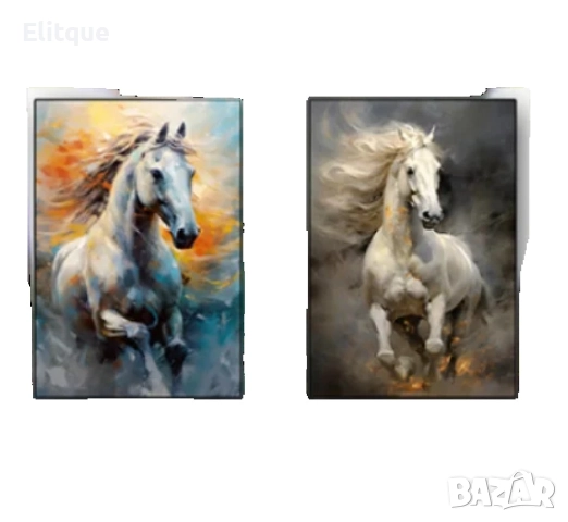 Картина с кон различни модели, снимка 4 - Други стоки за дома - 52862482