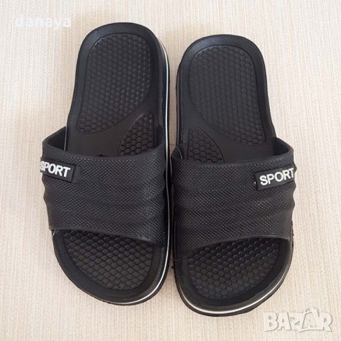 1704 Детски отляти чехли с надпис SPORT, снимка 2 - Детски сандали и чехли - 30575620