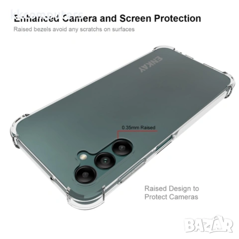 Samsung Galaxy A14 5G ENKAY Силиконов Калъф и Протектор, снимка 5 - Калъфи, кейсове - 53879025