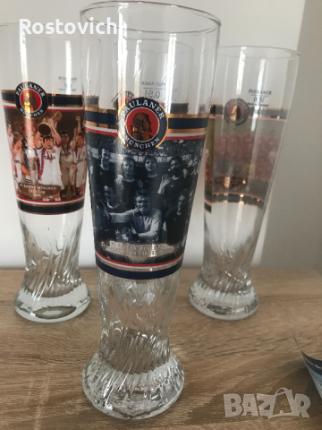 Чаши за бира FC Bayern, Paulaner , Munchen, Германия., снимка 5 - Чаши - 44552123