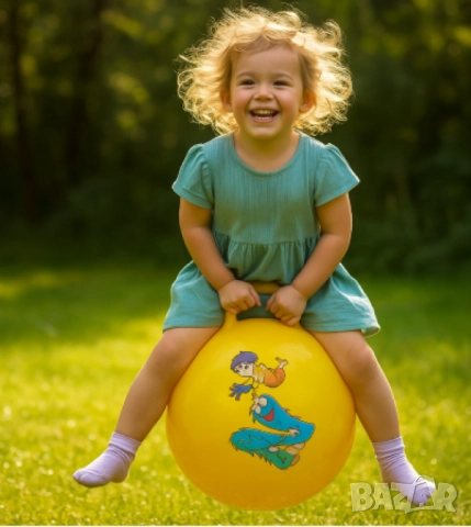 Детска топка за скачане с дръжки – забавление и активност в едно, снимка 6 - Други - 52041911