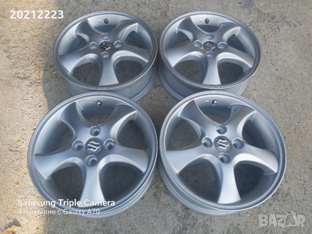 4 броя алуминиеви джанти за Suzuki Splash,Suzuki Ignis 15, снимка 2 - Гуми и джанти - 34028014