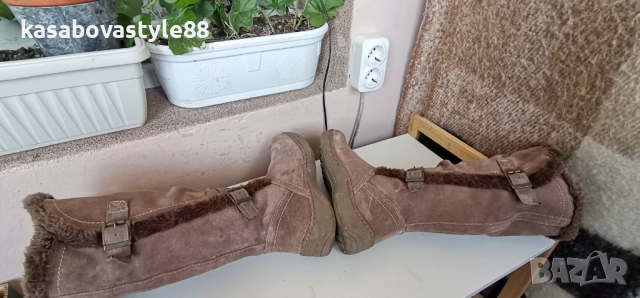 Ботуши G. H. Bass&Go 38.5н.Естествена велур , снимка 10 - Дамски ботуши - 52957367