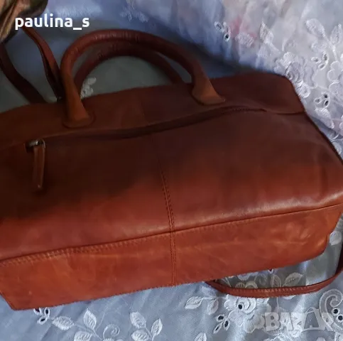 Винтидж аутлет / Естествена кожа / Чанта "Varese" , снимка 13 - Чанти - 48822308