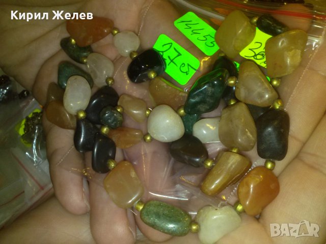 СТАРИННО КОЛИЕ от СКЪПОЦЕННИ НАТУРАЛНИ КАМЪНИ 14455, снимка 5 - Колиета, медальони, синджири - 29638290