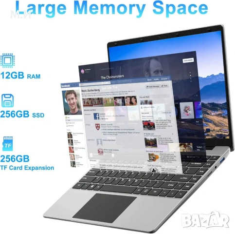 Чисто нов Jumper EZbook S5 | 12GB RAM | 256GB SSD | 14" FHD | Ултратънък, снимка 2 - Лаптопи за работа - 53100577