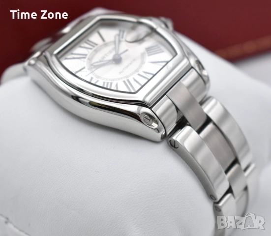 Cartier Roadster 44 x 37mm Steel White Dial Мъжки / Унисекс, снимка 5 - Дамски - 48183154