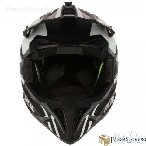 Крос каска 127 размер - L - BLACK and WHITE 2, снимка 2 - Аксесоари и консумативи - 49975490